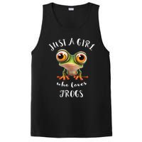 Just A Girl Who Love Rainforest Amphibian Red Eyed Tree Frog PosiCharge Competitor Tank