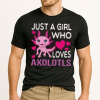 Just A Girl Who Loves Axolotls Cooling Performance Crew T-Shirt
