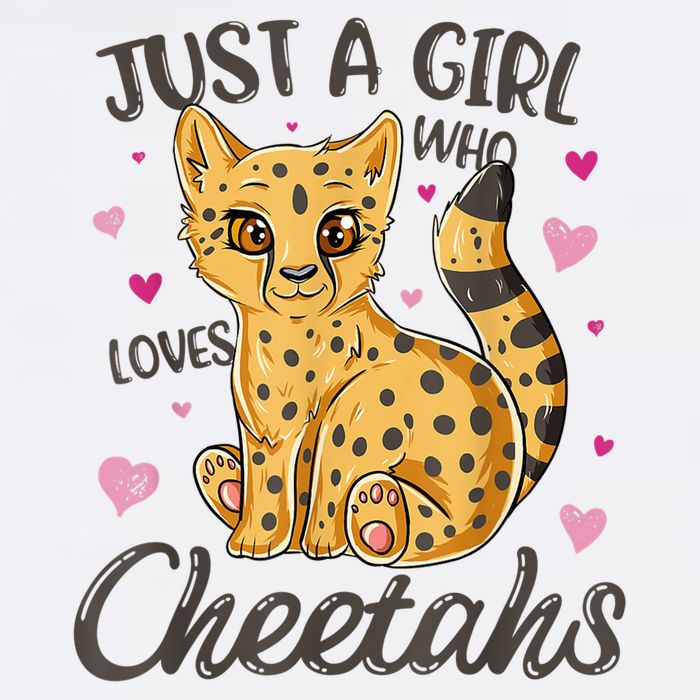 Just A Girl Who Loves Cheetahs Women Cheetah Cat Lover Gift TShirt Tall T-Shirt
