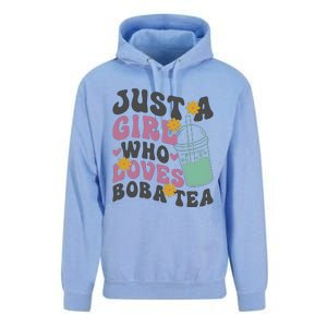 Just A Girl Who Loves Boba Tea Cute Unisex Surf Hoodie