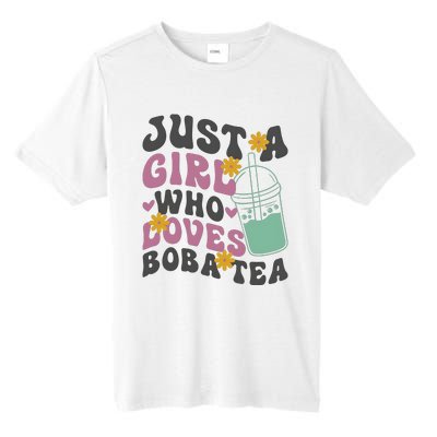 Just A Girl Who Loves Boba Tea Cute Tall Fusion ChromaSoft Performance T-Shirt