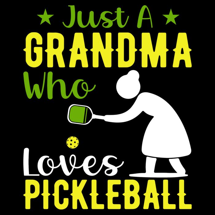 Just A Grandma Who Loves Pickleball Paddle Gift Cooling Performance Crew T-Shirt