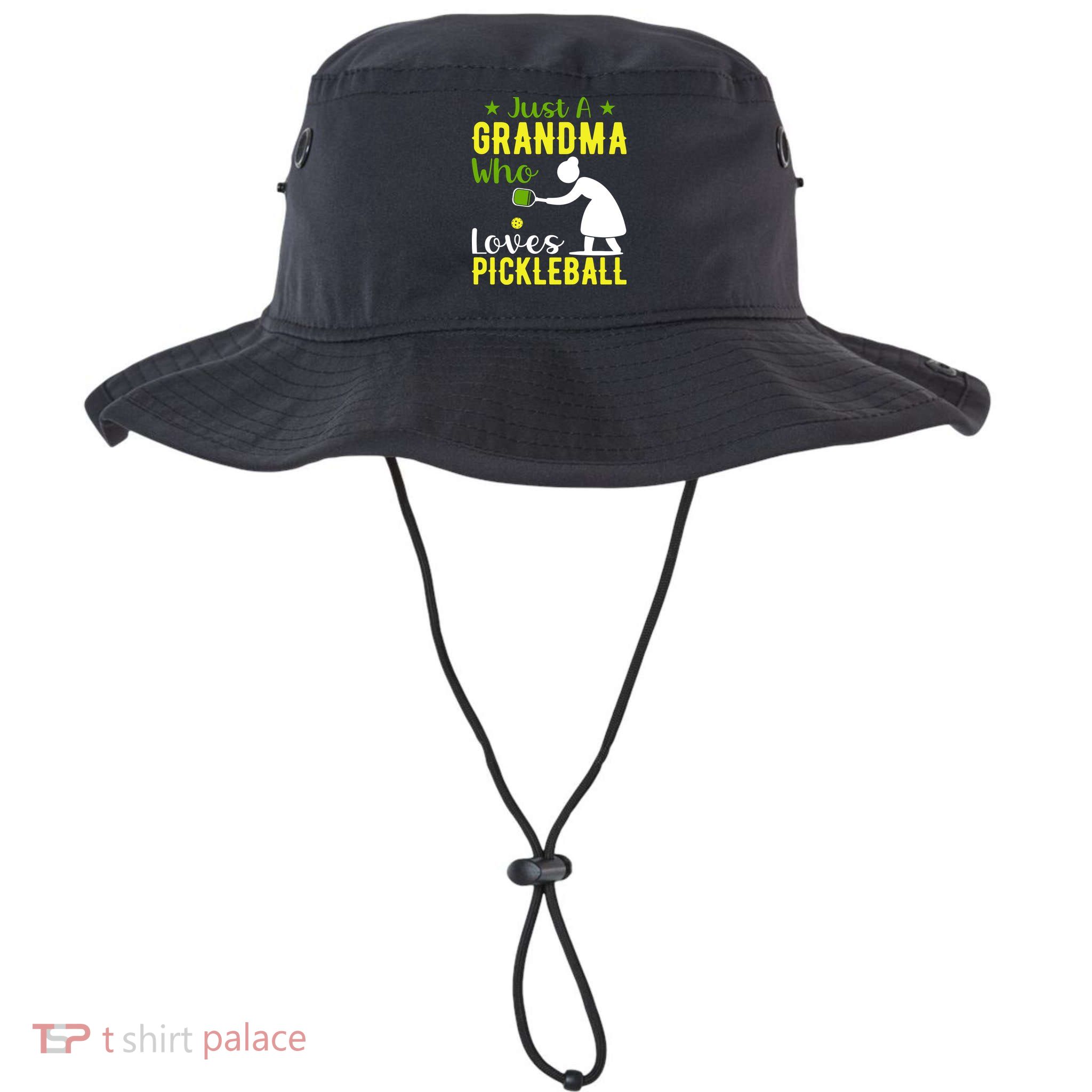 Just A Grandma Who Loves Pickleball Paddle Gift Bucket Hat