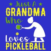 Just A Grandma Who Loves Pickleball Paddle Gift Baby Bodysuit