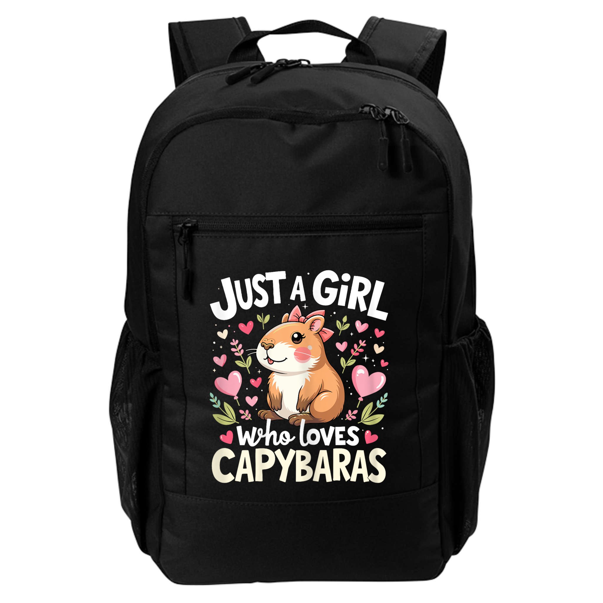 Just A Girl Who Loves Capybara Cute Animal Lover Design Backpack
