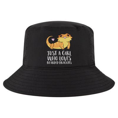 Just A Girl Who Loves Bearded Dragons Lizard Reptile Cool Comfort Performance Bucket Hat