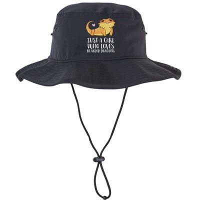 Just A Girl Who Loves Bearded Dragons Lizard Reptile Bucket Hat
