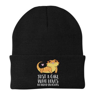 Just A Girl Who Loves Bearded Dragons Lizard Reptile Beanie