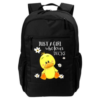 Just A Girl Who Loves Ducks Cute Duck Lover Owner Gift Backpack