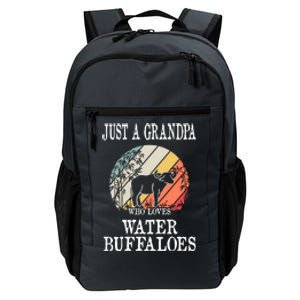 Just A Grandpa Who Loves Water Buffaloes Cute Gift Daily Commute Backpack