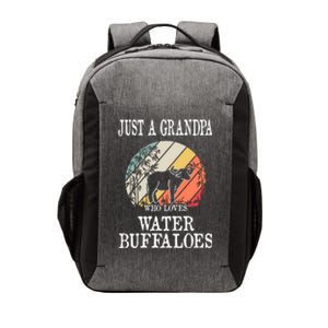 Just A Grandpa Who Loves Water Buffaloes Cute Gift Vector Backpack