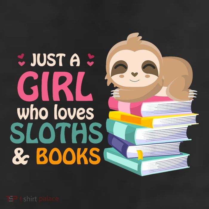 Just A Girl Who Loves Sloths And Books Sloth Cool Comfort Performance Bucket Hat