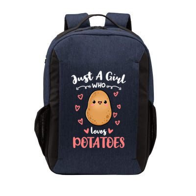 Just A Girl Who Loves Potatoes Gift Vector Backpack