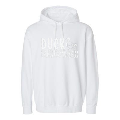 Just A Girl Who Loves Ducks Funny Duck Lover Garment-Dyed Fleece Hoodie