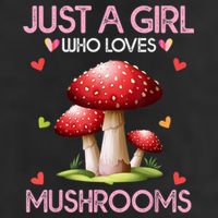Just A Girl Who Loves Mushroom Hunting Adult Drive Performance Visor