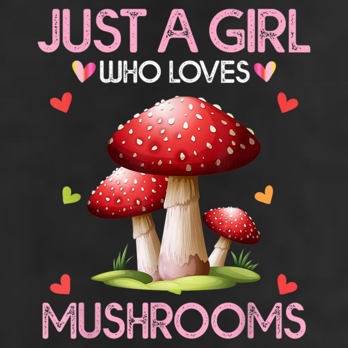 Just A Girl Who Loves Mushroom Hunting Adult Drive Performance Visor