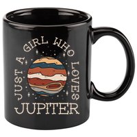 Just A Girl Who Loves Jupiter Astronomy 11oz C Handle Ceramic Mug