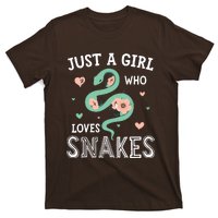 Just A Girl Who Loves Snakes Women Snake Lover T-Shirt