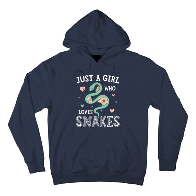 Just A Girl Who Loves Snakes Women Snake Lover Hoodie