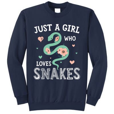 Just A Girl Who Loves Snakes Women Snake Lover Sweatshirt