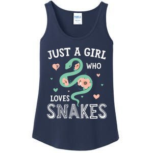 Just A Girl Who Loves Snakes Women Snake Lover Ladies Essential Tank