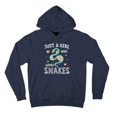 Just A Girl Who Loves Snakes Women Snake Lover Tall Hoodie