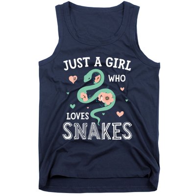 Just A Girl Who Loves Snakes Women Snake Lover Tank Top