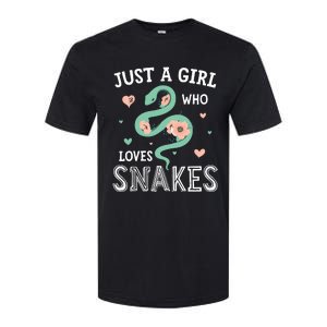 Just A Girl Who Loves Snakes Women Snake Lover Softstyle® CVC T-Shirt