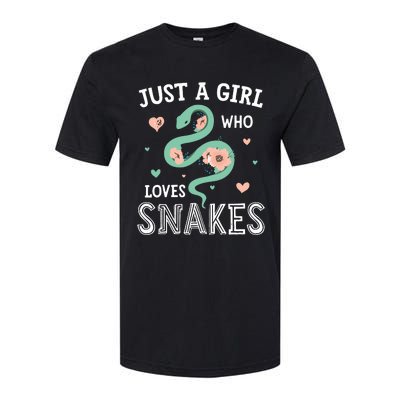 Just A Girl Who Loves Snakes Women Snake Lover Softstyle CVC T-Shirt