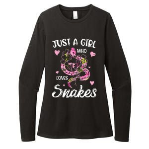 Just A Girl Who Loves Snakes Women Snake Lover Womens CVC Long Sleeve Shirt