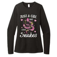 Just A Girl Who Loves Snakes Women Snake Lover Womens CVC Long Sleeve Shirt