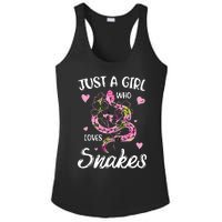 Just A Girl Who Loves Snakes Women Snake Lover Ladies PosiCharge Competitor Racerback Tank