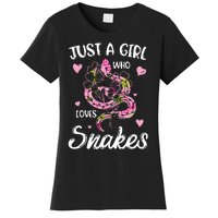 Just A Girl Who Loves Snakes Women Snake Lover Women's T-Shirt