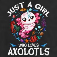 Just A Girl Who Loves Axolotls Cute Axolotl 11oz C Handle Ceramic Mug