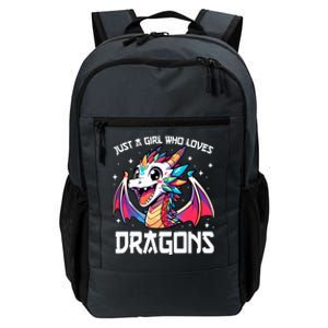 Just A Girl Who Loves Dragons Anime Lover Girl Daily Commute Backpack