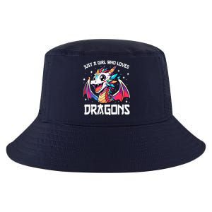 Just A Girl Who Loves Dragons Anime Lover Girl Cool Comfort Performance Bucket Hat