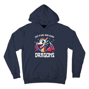 Just A Girl Who Loves Dragons Anime Lover Girl Hoodie