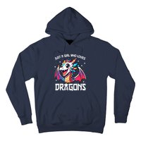 Just A Girl Who Loves Dragons Anime Lover Girl Hoodie