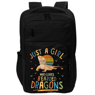 Just A Girl Who Loves Bearded Dragons Impact Tech Backpack