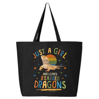 Just A Girl Who Loves Bearded Dragons 25L Jumbo Tote