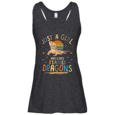 Just A Girl Who Loves Bearded Dragons Ladies Essential Flowy Tank