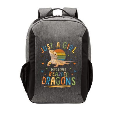 Just A Girl Who Loves Bearded Dragons Vector Backpack