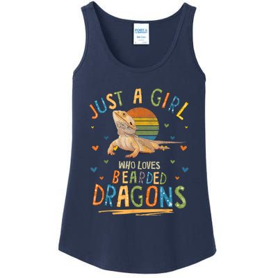 Just A Girl Who Loves Bearded Dragons Ladies Essential Tank