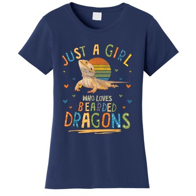 Just A Girl Who Loves Bearded Dragons Women's T-Shirt