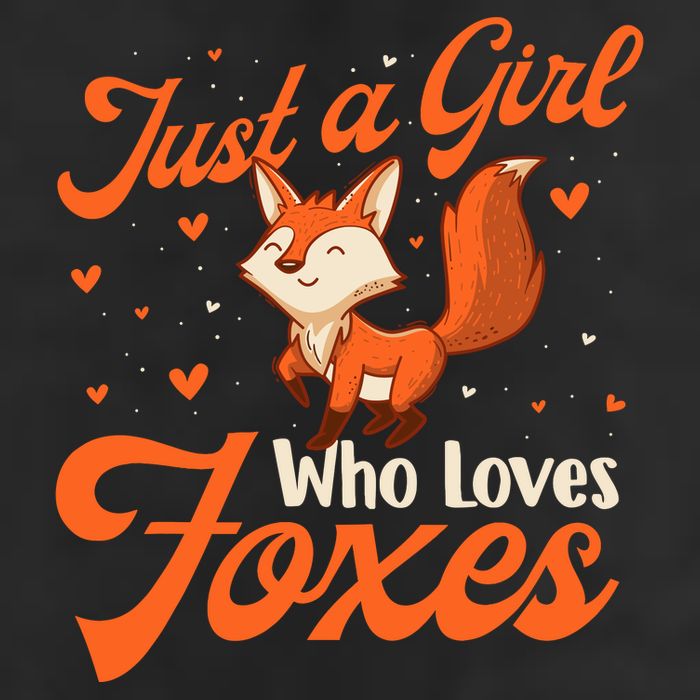 Just A Girl Who Loves Foxes Fox Lover Zookeeper 7 Panel Mesh Trucker Snapback Hat