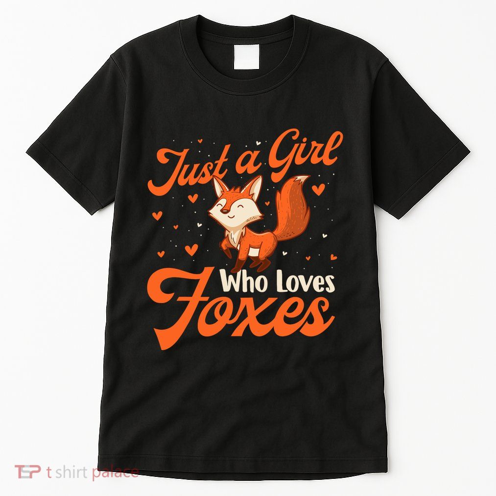 Just A Girl Who Loves Foxes Fox Lover Zookeeper Tall T-Shirt
