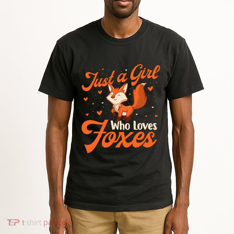 Just A Girl Who Loves Foxes Fox Lover Zookeeper Tall T-Shirt