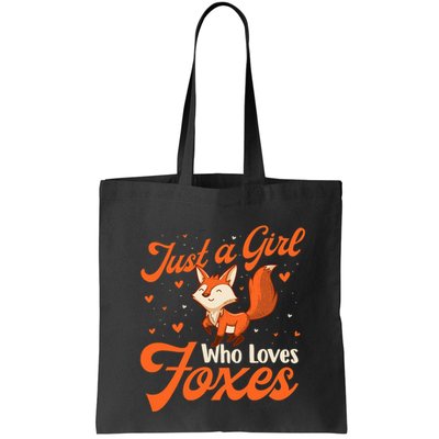 Just A Girl Who Loves Foxes Fox Lover Zookeeper Bag