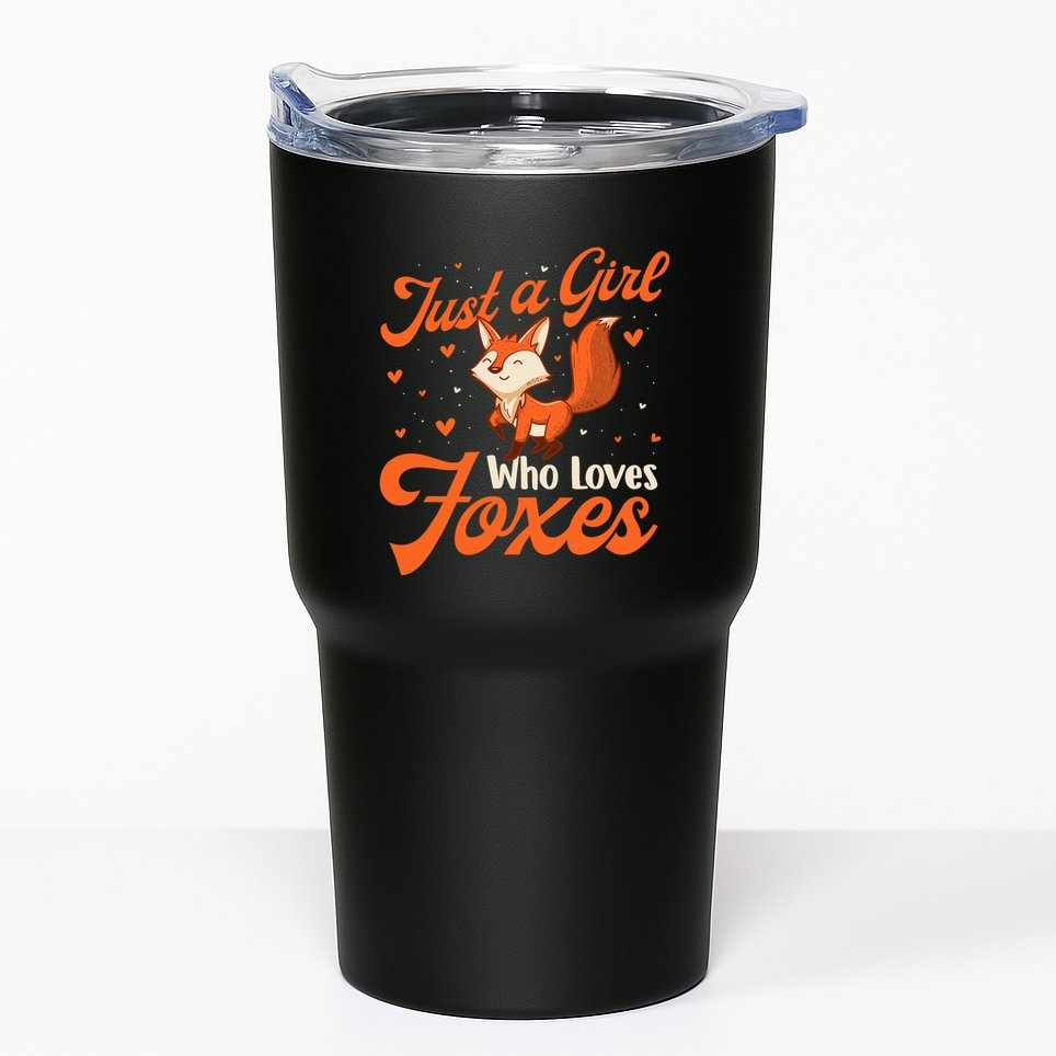 Just A Girl Who Loves Foxes Fox Lover Zookeeper Tumbler