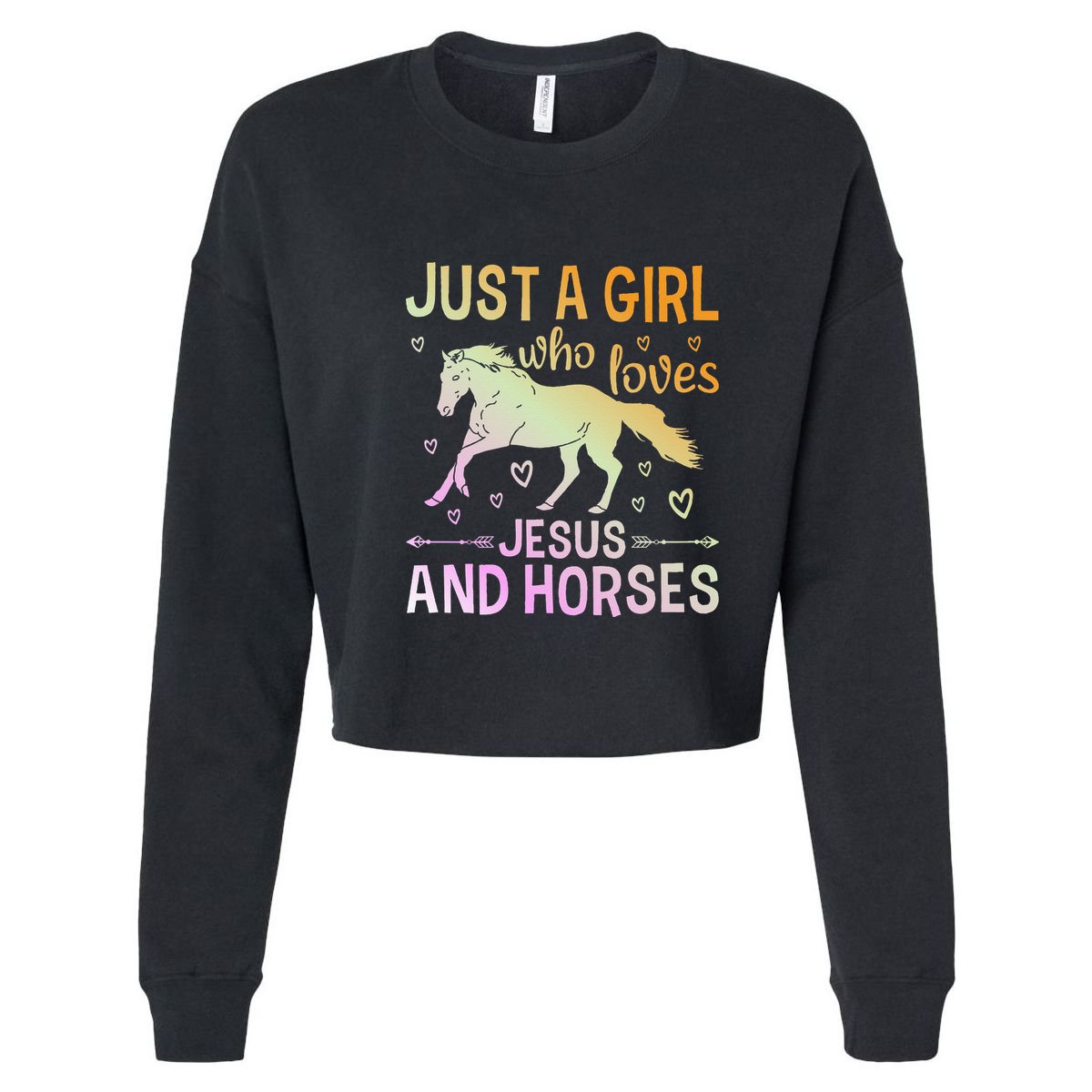 Just A Girl Who Loves Jesus And Horses 16 in Basic Backpack